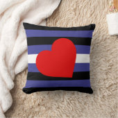 Leather+Pride+Flag+and+Heart クッション (ブランケット)