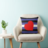 Leather+Pride+Flag+and+Heart クッション (椅子)