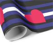 LEATHER PRIDE HEART HORIZONTAL - 2014 PRIDE.png ラッピングペーパー (ロールコーナー)