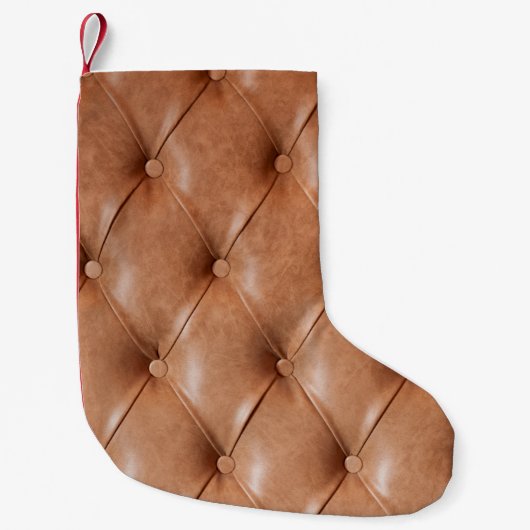 leather sofa background スモールクリスマスストッキング (正面)