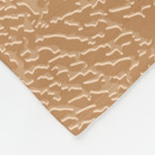 Leather texture background. Brown leather texture. フリースブランケット (角)