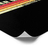 Leather Worker Funny Job Title Profession Birthday ポスター (角)