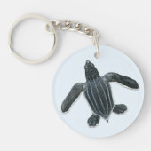 LeatherbackのウミガメのHatchling Keychain キーホルダー (正面)
