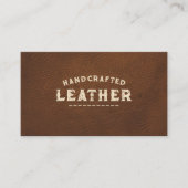 Leatherworker Shartips Brown 名刺 (正面)