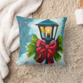 Leave a Light On Throw Pillow クッション (ブランケット)