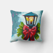 Leave a Light On Throw Pillow クッション (裏面)