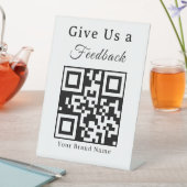 Leave a Review QR Code Business Pedestal Sign 台座サイン (インサイチュ)