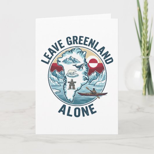 Leave Greenland Alone カード (正面)