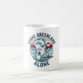 Leave Greenland Alone コーヒーマグカップ (中央)
