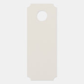 Leave Me Alone Door Hanger – Funny Introvert Racco ドアノブサイン (裏面)
