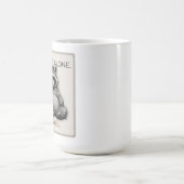 Leave Me Alone Mug – Funny Introvert Raccoon  コーヒーマグカップ (中央)