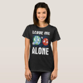 LEAVE ME ALONE Space Enthusiast Space Mars Tシャツ (正面フル)