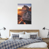 Leave Nothing But Footprints キャンバスプリント (インサイチュ (寝室))