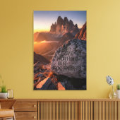 Leave Nothing But Footprints キャンバスプリント (インサイチュ (リビング))