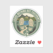 Leave Nothing But Footprints シール (シート)