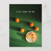 Leave Some for Me, citrus fruit Holiday Postcard シーズンポストカード (正面)