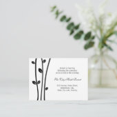 Leaved Black Branches披露宴・エンクロージャ エンクロージャーカード (スタンド正面)