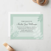 LeaveGreen葬儀ノートカード忌引ノート ノートカード (正面/裏面インサイチュ)