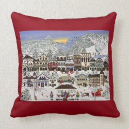 Leavenworth、ワシントン州の"クリスマス" クッション