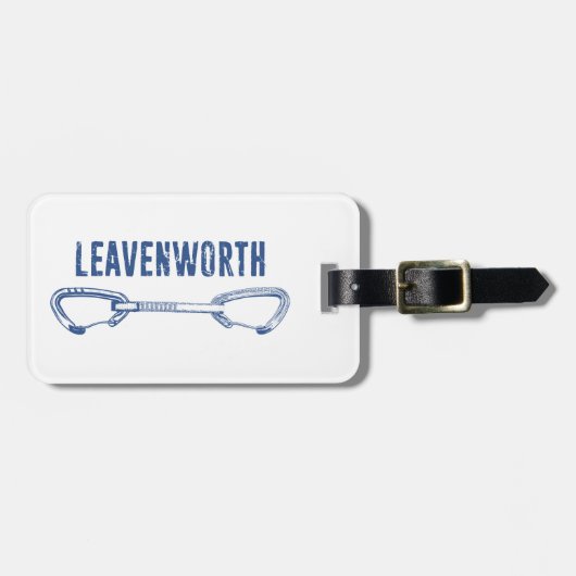 Leavenworth Climbing Quickdraw ラゲッジタグ (正面横)