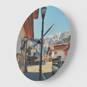 Leavenworth - Washington  ラージ壁時計 (傾斜)