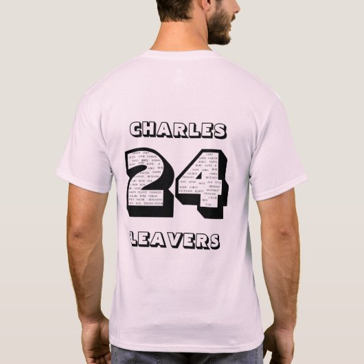 Leavers 2024 tシャツ (裏面)