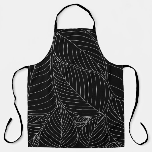 Leaves background pattern. - Illustration, Formal エプロン (正面)