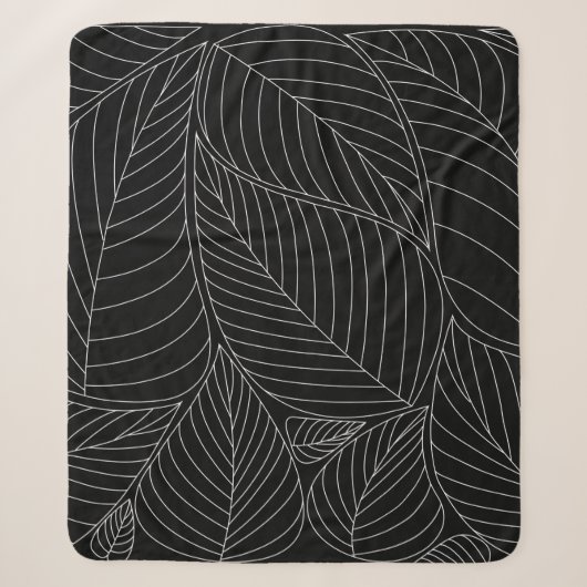 Leaves background pattern. - Illustration, Formal  シェルパブランケット (正面)