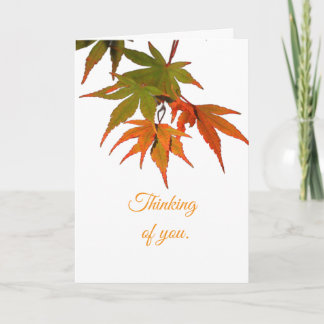 LEAVES - BLANK, ALL-OCCASION CARD シーズンカード