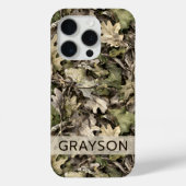 Leaves Camouflage Personalized Case-Mate iPhoneケース (裏面)