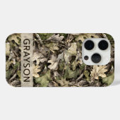 Leaves Camouflage Personalized Case-Mate iPhoneケース (裏面 (横))
