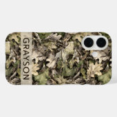 Leaves Camouflage Personalized Case-Mate iPhoneケース (裏面 (横))