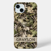 Leaves Camouflage Personalized Case-Mate iPhoneケース (裏面)