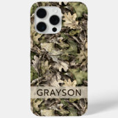 Leaves Camouflage Personalized Case-Mate iPhoneケース (裏面)