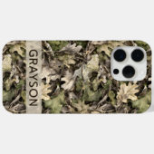 Leaves Camouflage Personalized Case-Mate iPhoneケース (裏面 (横))