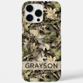 Leaves Camouflage Personalized Case-Mate iPhoneケース (裏面)