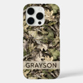 Leaves Camouflage Personalized Case-Mate iPhoneケース (裏面)