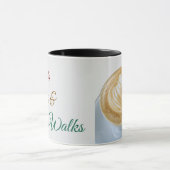 Leaves, Lattes and Long Walks Mug マグカップ (中央)