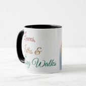 Leaves, Lattes and Long Walks Mug マグカップ (正面左)