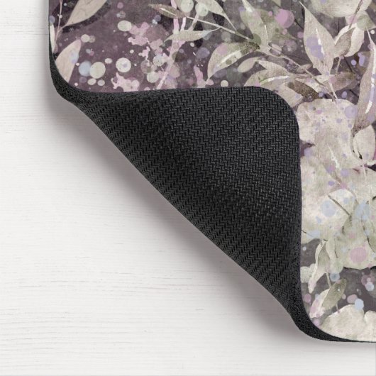 Leaves magical - editable text マウスパッド (コーナー)