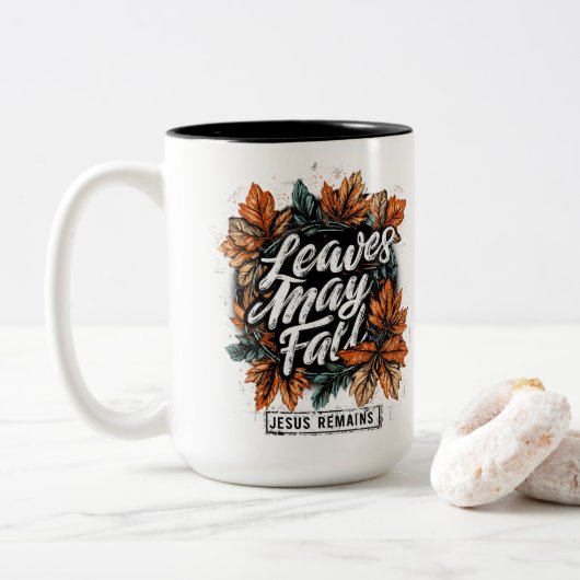 Leaves May Fall.... ツートーンマグカップ (ドーナツ)
