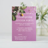 Leaves of Autumn Thanksgiving Dinner Party 招待状 (スタンド正面)