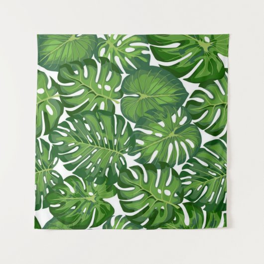 Leaves pattern タペストリー (正面(横))
