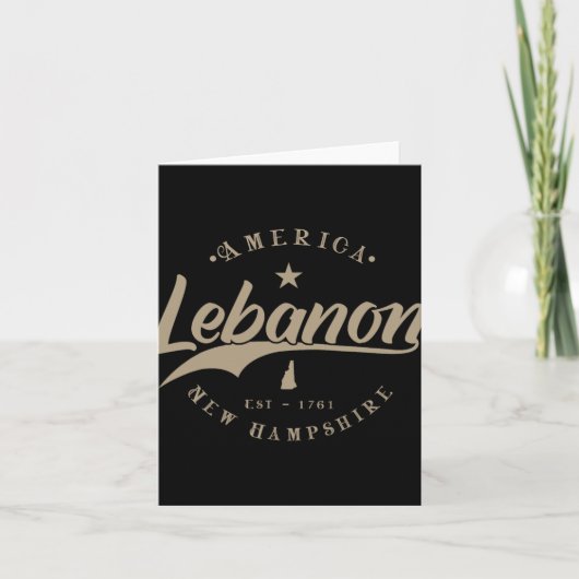 Lebanon New Hampshire カード (正面)