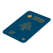 Lebanon passport マグネット (左側)
