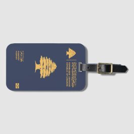 Lebanon passport ラゲッジタグ