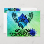 LeBeau（緑） ポストカード (正面/裏面)