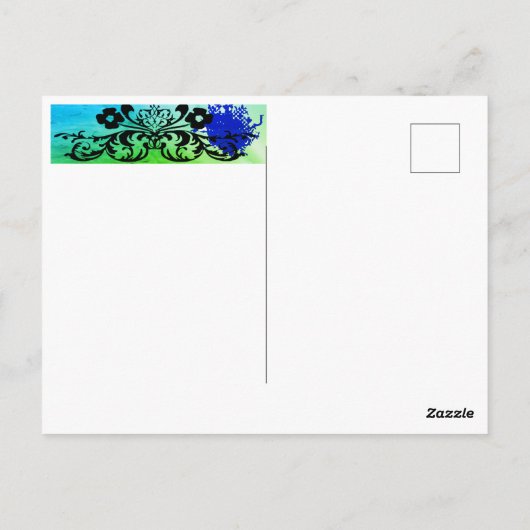 LeBeau（緑） ポストカード (裏面)