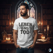 Leben und Tod Gothic Scythe | Life & Death Tシャツ