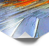 Lebendiger Pinselstrich - Liegender Tiger  フォトプリント (角)